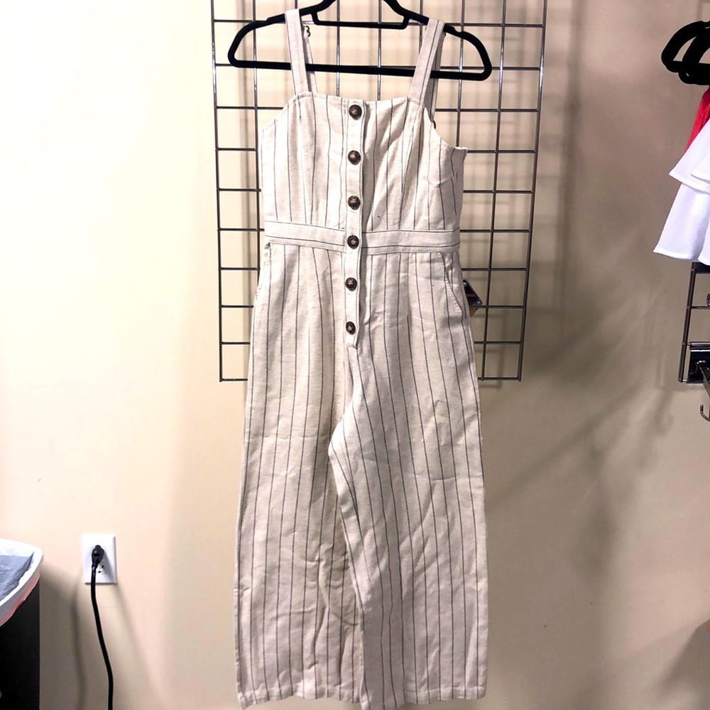 Stripe Jumpsuit